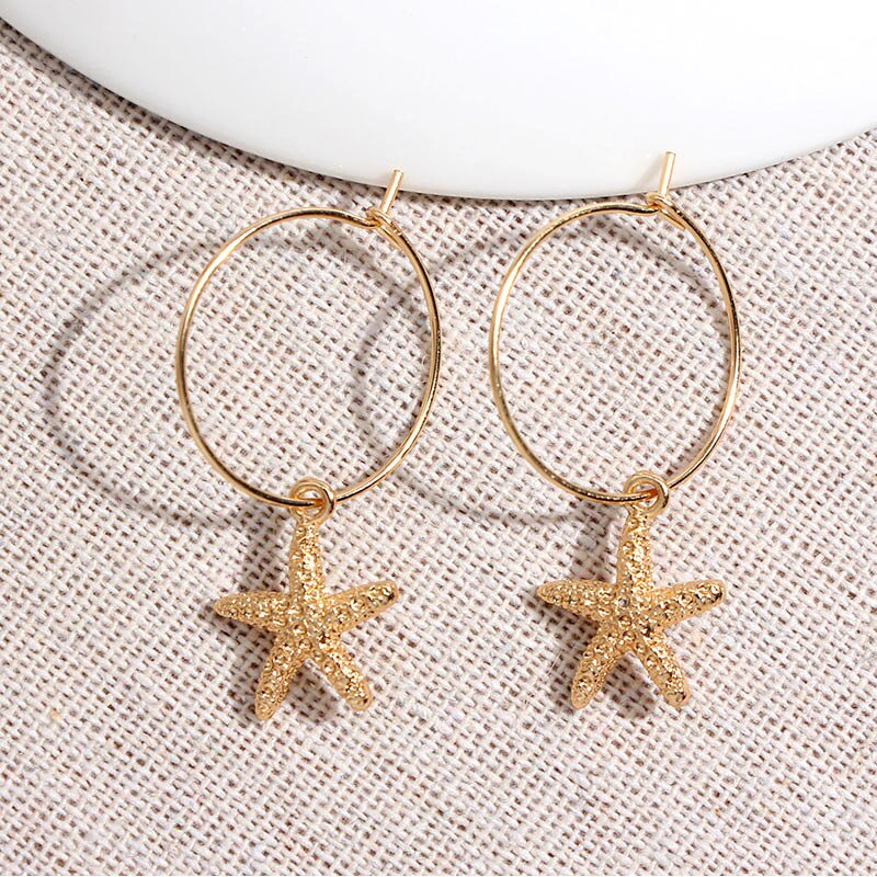 2025 Flatfoosie New Tiny Hoop Earrings For Women Gold Color Cartilage Hoop Earrings Jewelry Heart Cross Star Triangle Charm Earrings