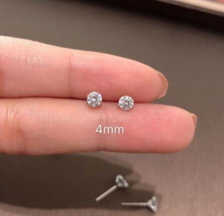 2025 New Design Stainless Steel Cubic Zirconia Chain Hoop Earring For Women Star Moon Pendant Cartilage Earring Piercing Jewelry