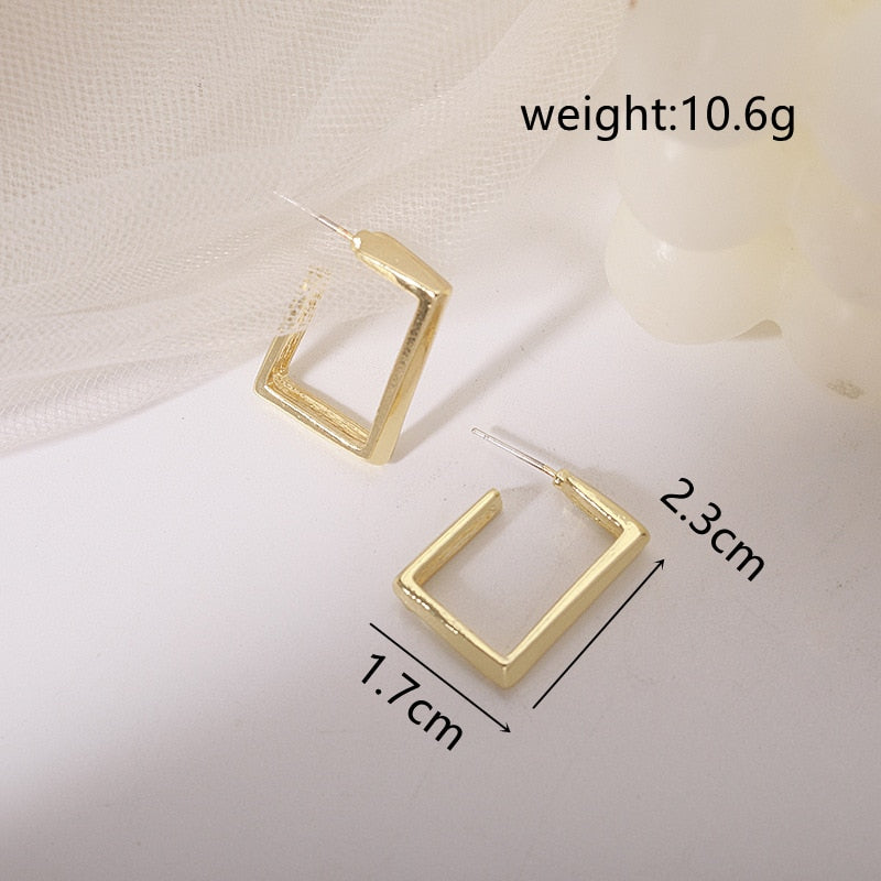 2025 Vintage Metallic Gold Color Multiple Small Round Stud Earrings Women Korean Jewelry Fashion Wedding Party Earrings Jewelry Gifts