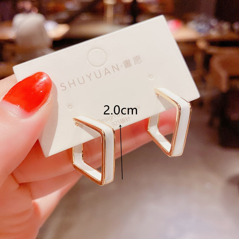 2025 Vintage Metallic Gold Color Multiple Small Round Stud Earrings Women Korean Jewelry Fashion Wedding Party Earrings Jewelry Gifts