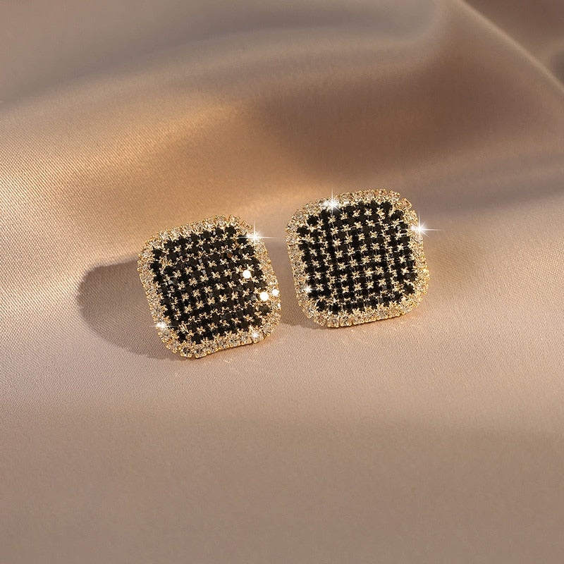 2025 Trend Simulation Pearl Long Earrings Female Moon Star Flower Rhinestone Wedding Pendant Earrings Fashion Korean Jewelry Earrings