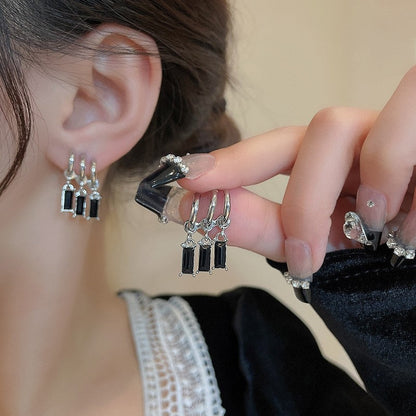 2025 Trend Simulation Pearl Long Earrings Female Moon Star Flower Rhinestone Wedding Pendant Earrings Fashion Korean Jewelry Earrings